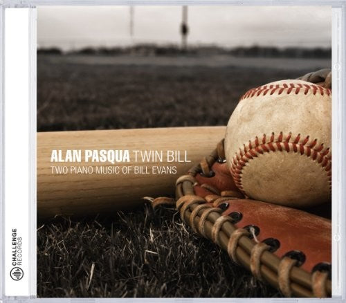 the album cover for Pasqua / Various - Twin Bill: Two piano music of Bill Evans