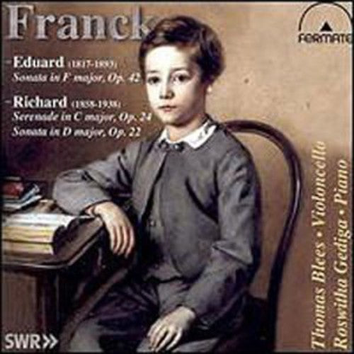 the album cover for E. Franck & R. - Cello Sonatas