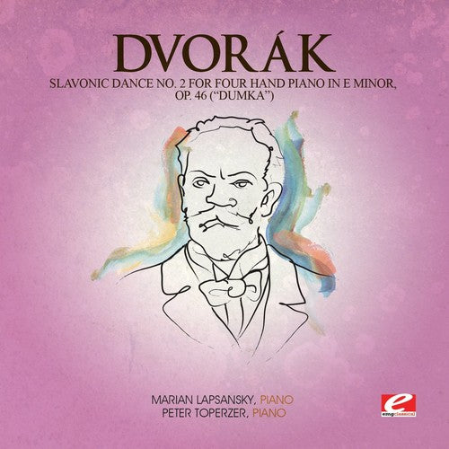 the album cover for Dvorak - Slavonic Dance 2 Four Hand Piano E Min 46 (Dumka)