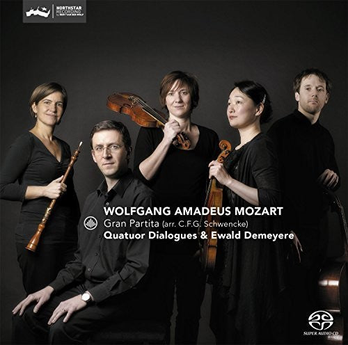 the album cover for Quatuor Dialogues - Mozart: Gran Partita