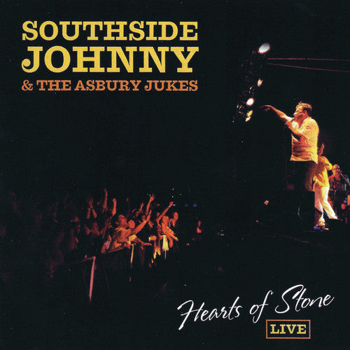 the album cover for Southside Johnny & The Asbury Jukes - Hearts Of Stone Live
