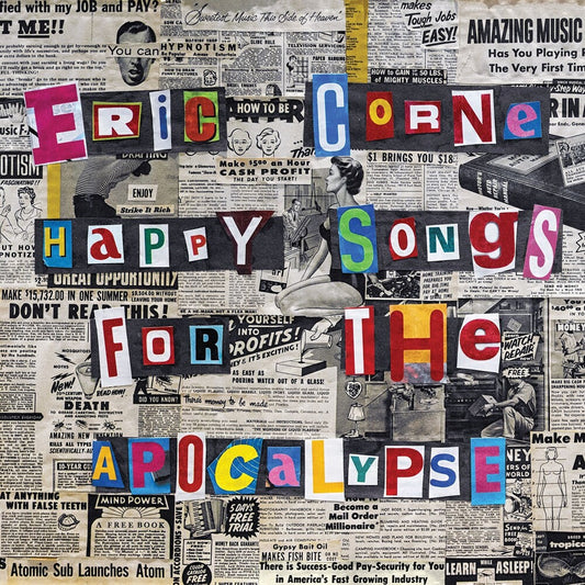 the album cover for Eric Corne - Happy Songs For The Apocalypse