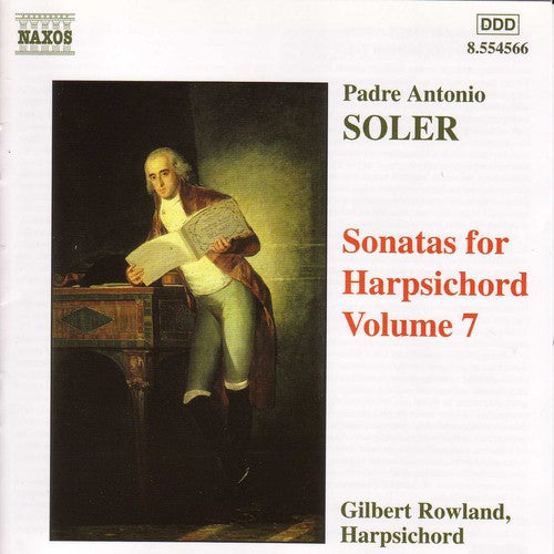 the album cover for Gilbert Rowland - Sonatas for Harpsichord 7