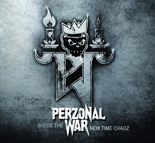 the album cover for Perzonal War - Inside The New Time Chaoz
