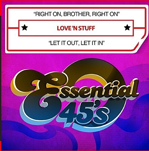 the album cover for Love 'N Stuff - Right On Brother Right On