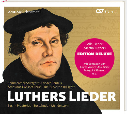 the album cover for J Bach S / Athesinus Consort Berlin / Bernius - Luthers Lieder
