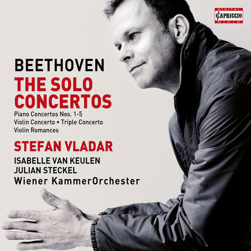 the album cover for Beethoven - Beethoven: The Solo Concertos
