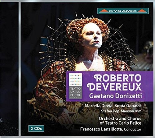 the album cover for Donizetti / Devia / Lanzillotta - Gaetano Donizetti: Roberto Deverux