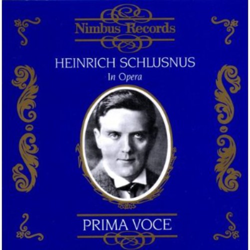 the album cover for HEINRICH SCHLUSNUS - In Opera & Song