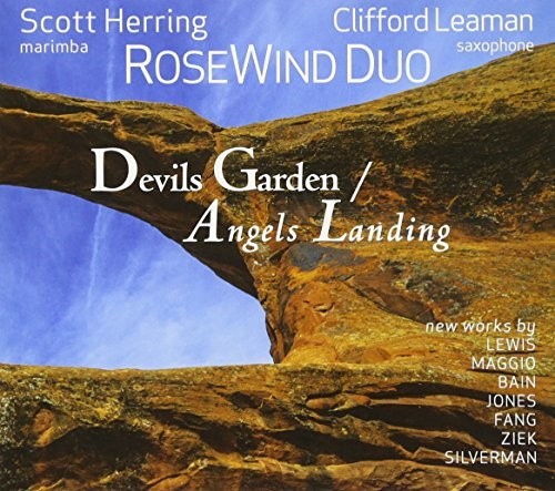 the album cover for Lewis / Bain / Rosewind Duo - Devils Garden/Angels Landing