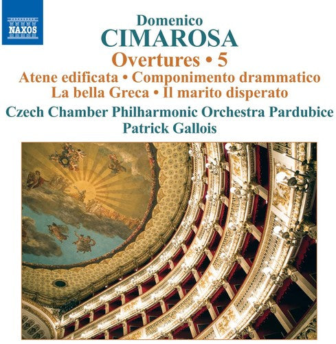 the album cover for Cimarosa / Czech Chamber Philharmonic - Domenico Cimarosa: Overtures, Vol. 5