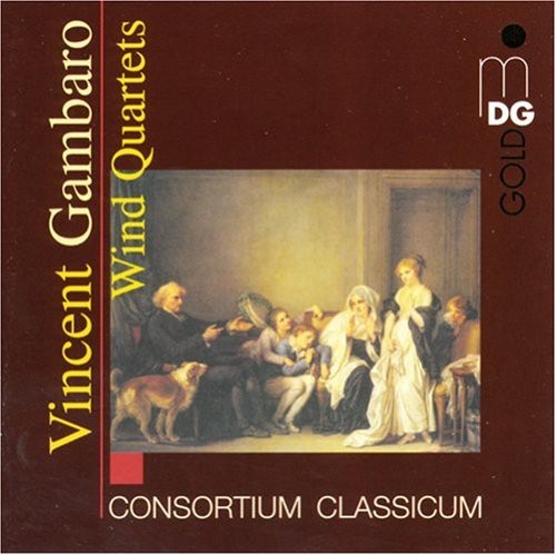 the album cover for Vincent Gambaro - Wind Quartets