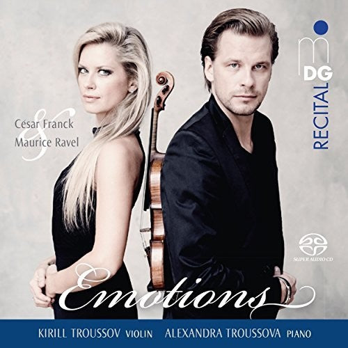 the album cover for Franck / Troussov / Troussova - Violin Sonatas