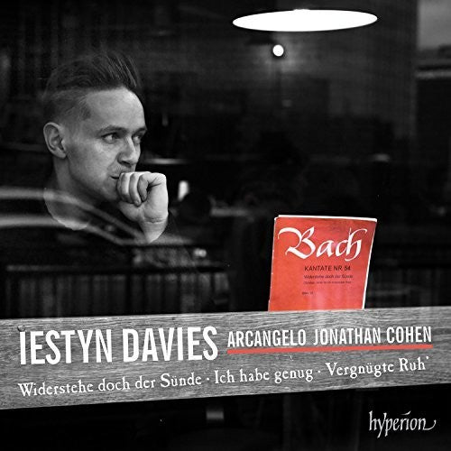 the album cover for Bach / Iestyn Davies - Bach: Cantatas Nos.52, 54, 82 And 170
