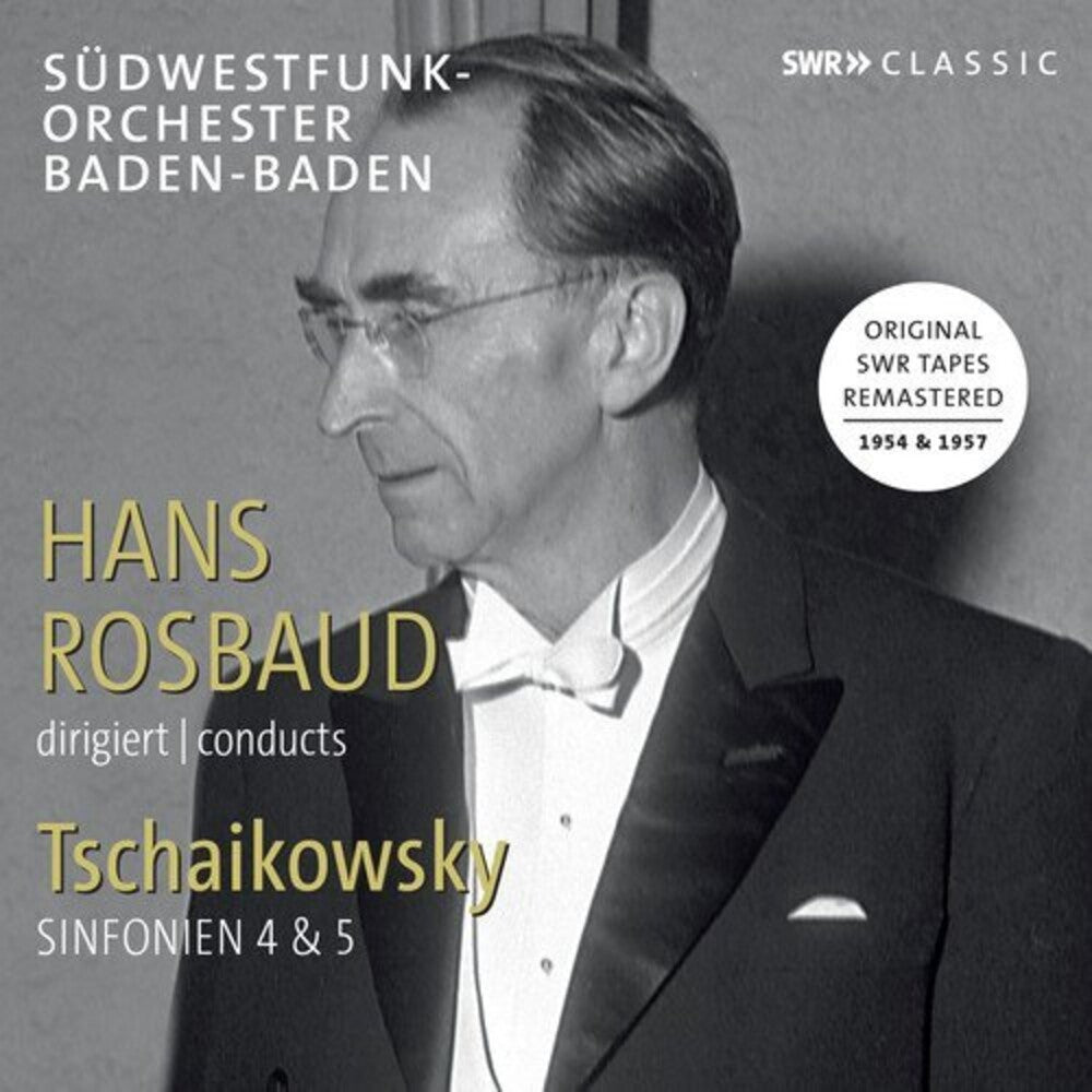 the album cover for Tchaikovsky - Symphonies 4 & 5 [Remastered] (Ger)