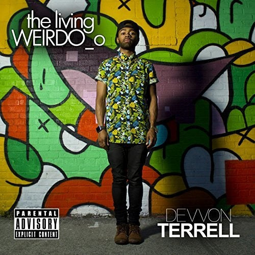 the album cover for Devvon Terrell - The Living Weirdo_o