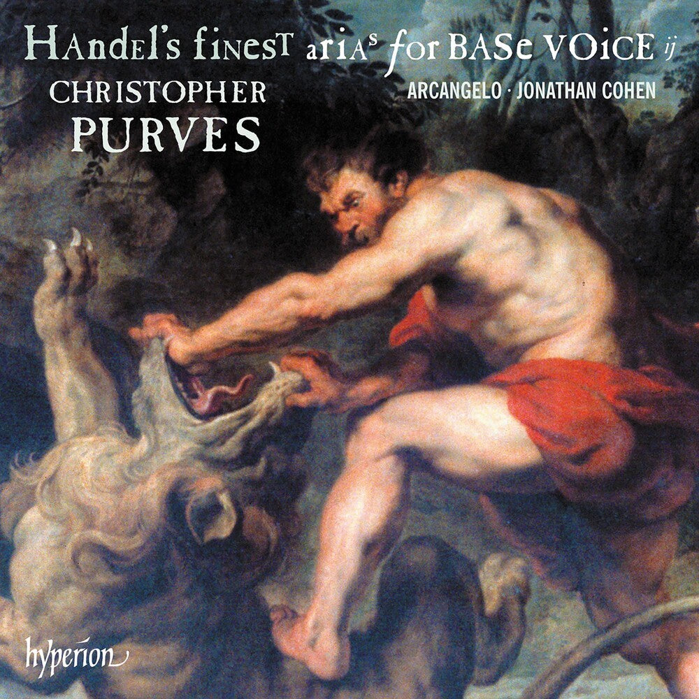 the album cover for Christopher Purves - Handel: Finest Arias For Base Voice 2