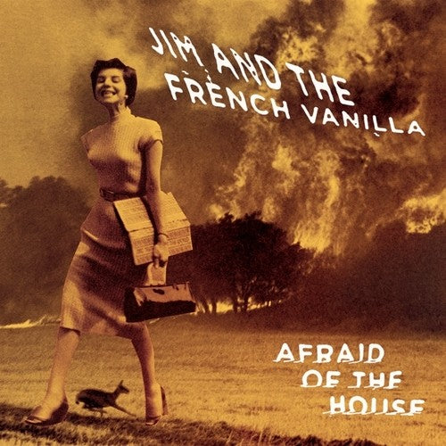 the album cover for Jim & The French Vanilla - Afraid Of The House