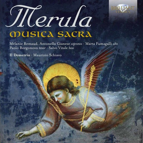 the album cover for Il Demetrio - Merula: Musica Sacra
