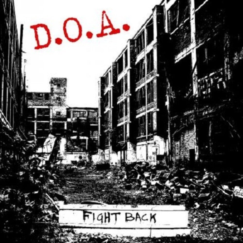 the album cover for Doa - Fight Back [Colored Vinyl] (Red) (Can)