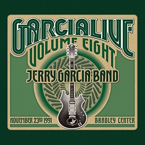 the album cover for Jerry Garcia - GarciaLive Volume 8 - November 23rd, 1991 Bradley Center