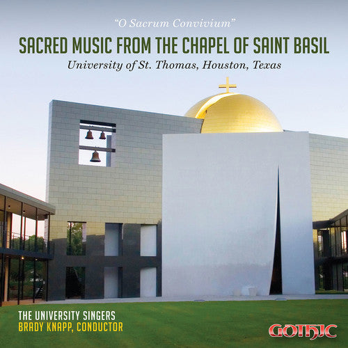 the album cover for Yuri McCoy - O Sacrum Convivium - Sacred Music from the Chapel of Saint Basil
