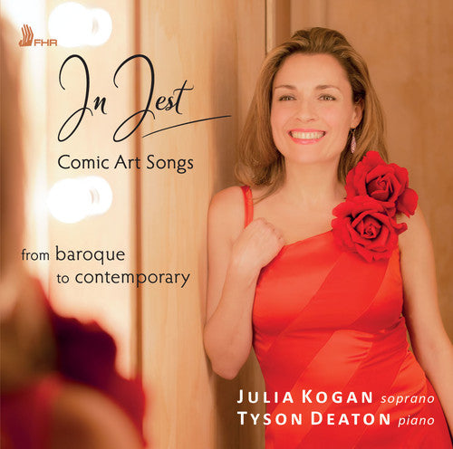 the album cover for Aboulker / Bernstein / Bizet / Kogan / Deaton - In Jest - Comic Art Songs