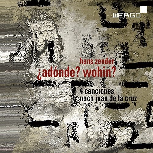 the album cover for Zender / Kovacic / Wien / Cambreling / Pomarico - Adonde Wohin