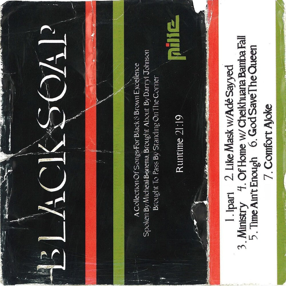 the album cover for Mike - Black Soap (Uk)