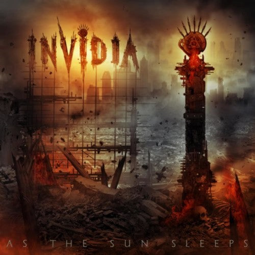 the album cover for Invidia - As The Sun Sleeps