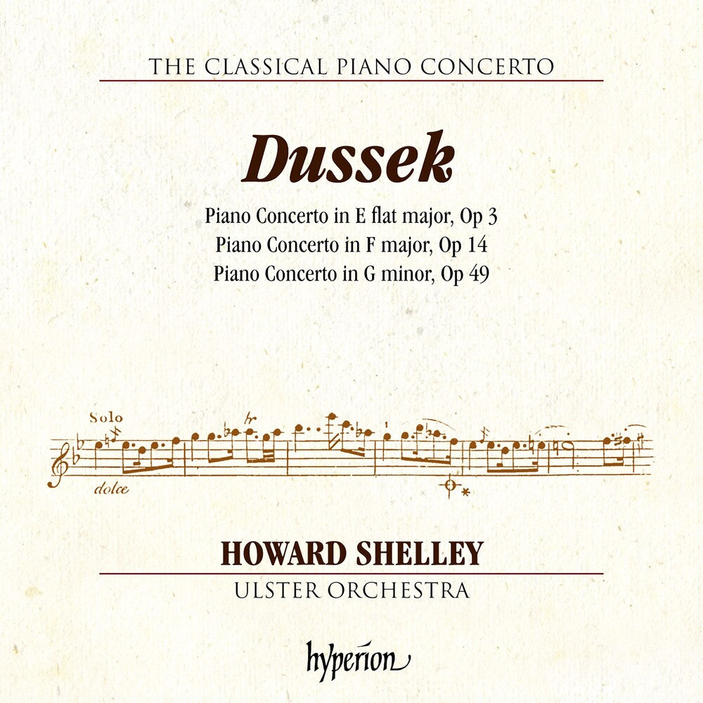 the album cover for Howard Shelley - Classical Piano Concerto 5
