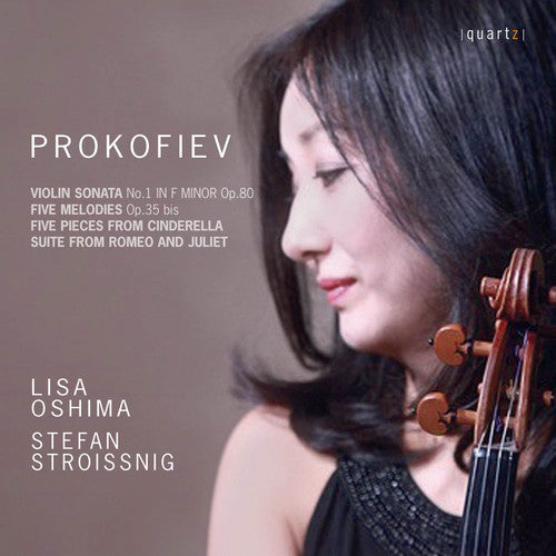 the album cover for Lisa Oshima - Violin Sonata No.1 & Five Melodies