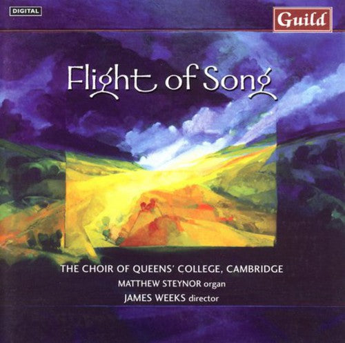 the album cover for The Choir of Queens' College Cambridge - Flight of Song: Choral Works / Various