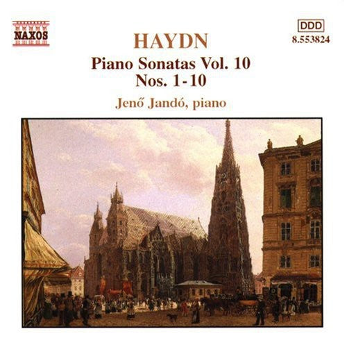 the album cover for JenÅ‘ JandÃ³ - Piano Sonatas 10