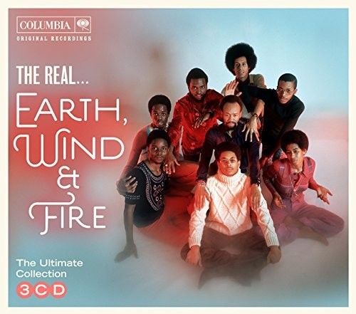 the album cover for Earth, Wind & Fire - Real Earth Wind & Fire
