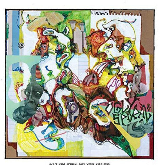 the album cover for AJJ - Ugly Spiral: Lost Works 2012-2016