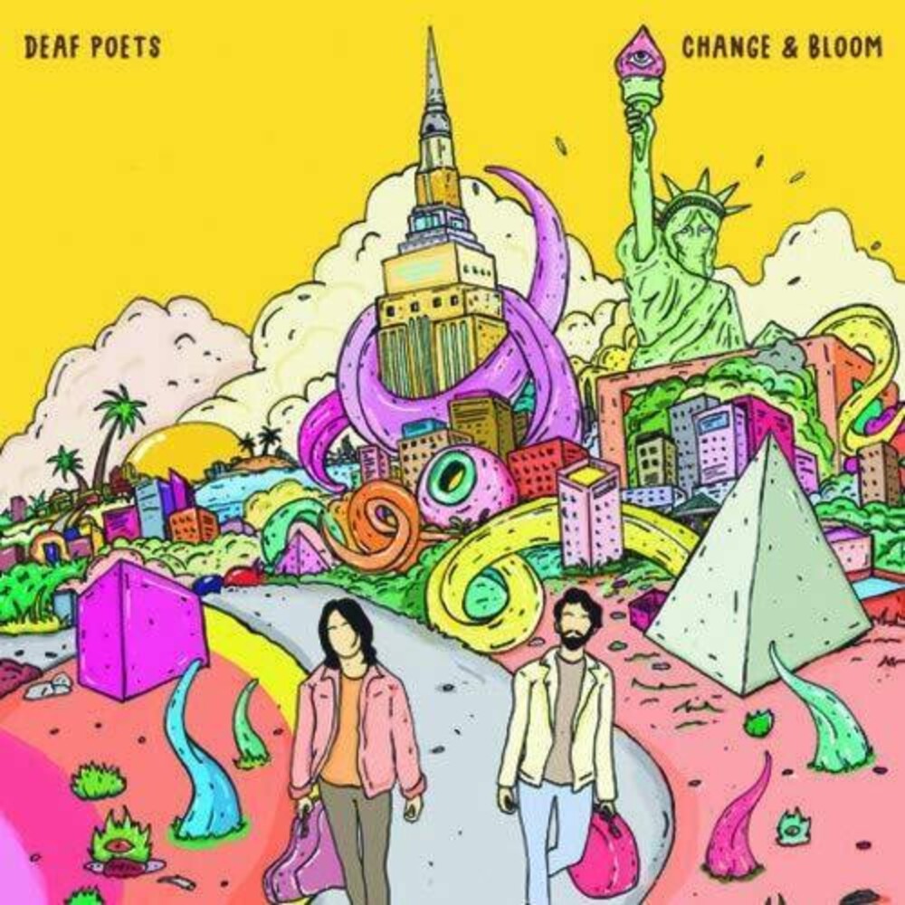 the album cover for Deaf Poets - Change & Bloom