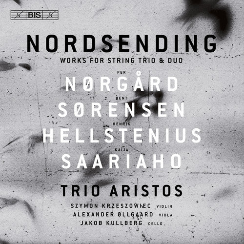the album cover for Trio Aristos - Nordsending: Works for String Trio & Duo
