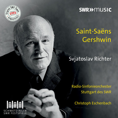 the album cover for Gershwin / Richter / Eschenbach - Svjatoslav Richter plays Saint-Saens & Gershwin