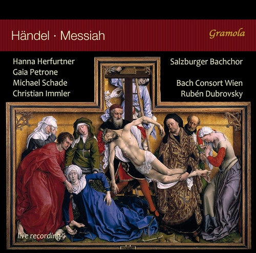 the album cover for DUBROVSKY - George Frederic Handel: Messiah