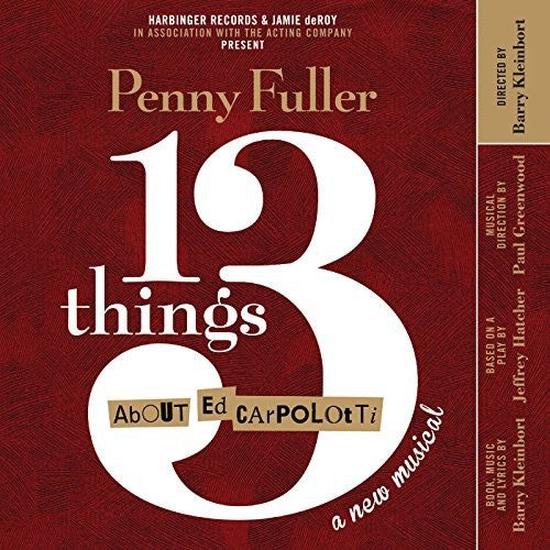 the album cover for Penny Fuller - 13 Things About Ed Carpolotti