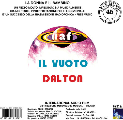 the album cover for Dalton - La Donna E Il Bambino / Il Vuoto [Limited Edition]