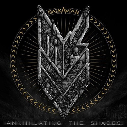 the album cover for Malkavian - Annihilating The Shades
