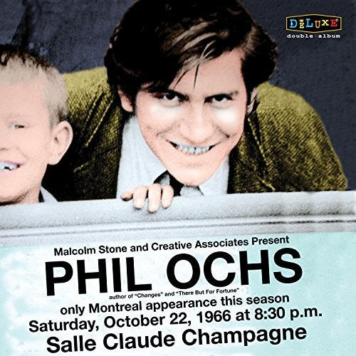 the album cover for Phil Ochs - Live In Montreal 10/22/66