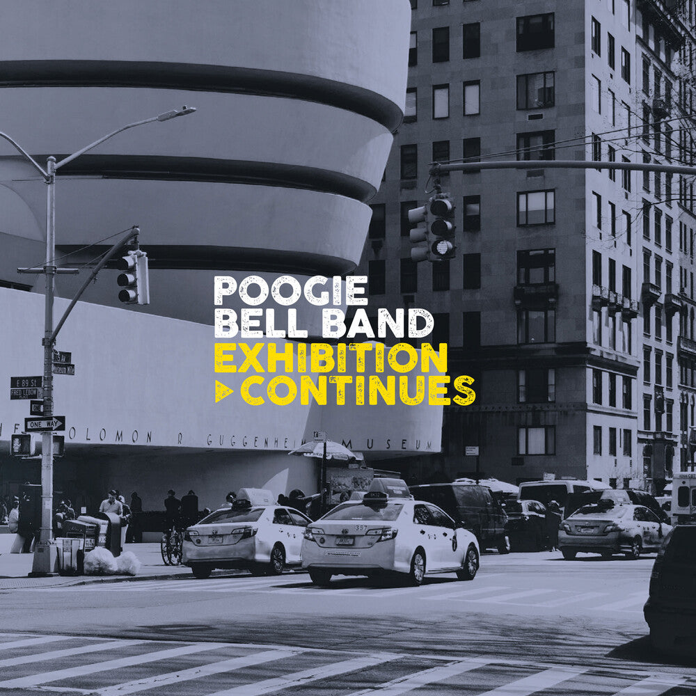 the album cover for Poogie Bell Band - Exhibition Continues