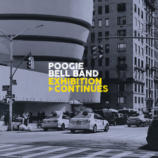the album cover for Poogie Bell Band - Exhibition Continues