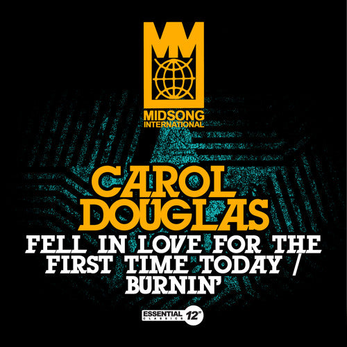 the album cover for Carol Douglas - Fell In Love For The First Time Today / Burnin'