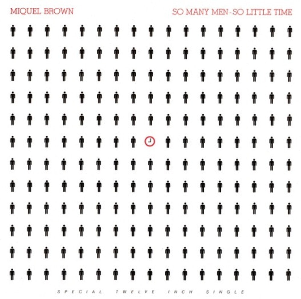 the album cover for Miquel Brown - So Many Men, So Little Time