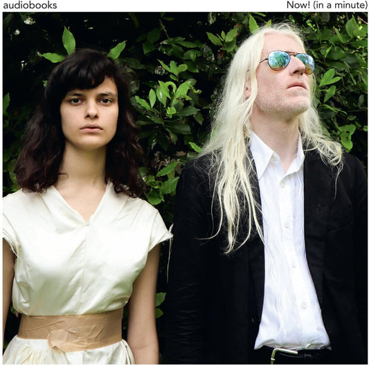 the album cover for audiobooks - Now (in A Mirror)