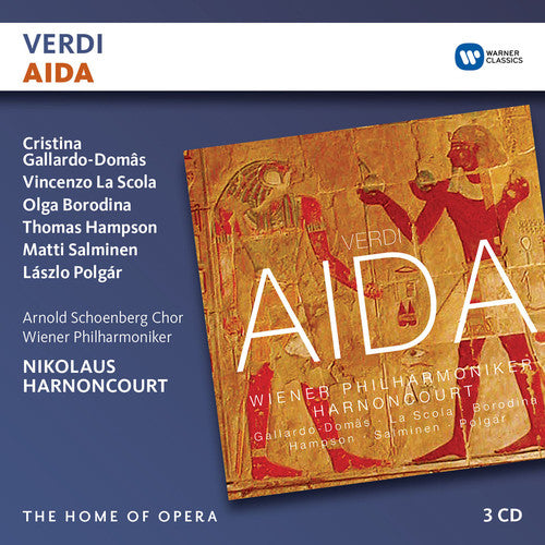 the album cover for Harnoncourt / Wiener Philharmoniker - Verdi: Aida